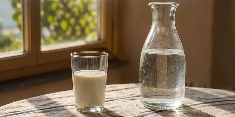 Latte e ritenzione idrica